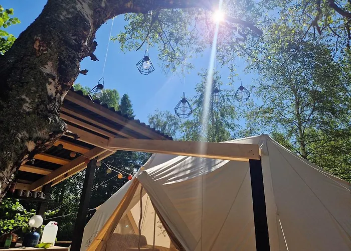 Glamping Stola- Symbioza خيمة فخمة Štôla